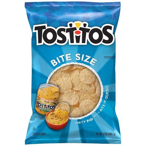 How does Bite Size Tortilla Chips fit into your Daily Goals - calories, carbs, nutrition