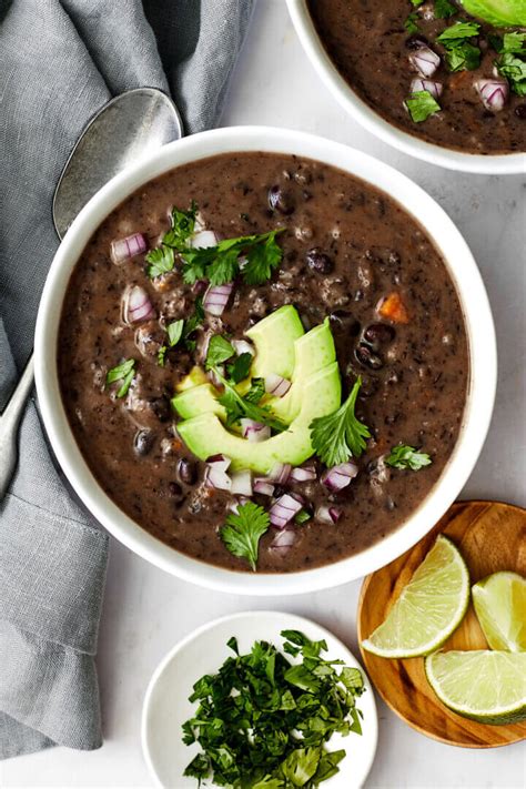 How does Black Bean Soup with Cilantro Cream (11376.1) fit into your Daily Goals - calories, carbs, nutrition