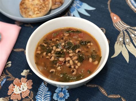 How does Black Eyed Pea Soup with Andouille and Collards fit into your Daily Goals - calories, carbs, nutrition