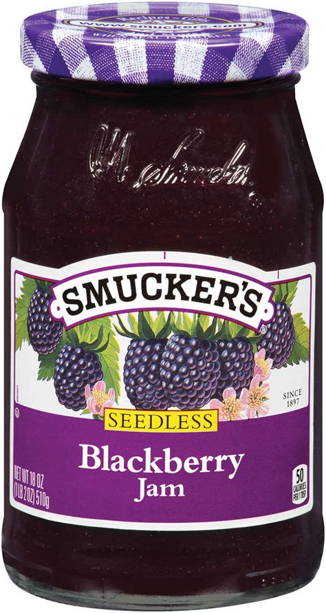 How does Blackberry Jam, Smuckers, 1/2 oz fit into your Daily Goals - calories, carbs, nutrition