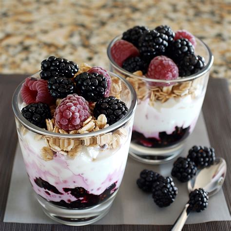 How does Blackberry-Yogurt Parfait fit into your Daily Goals - calories, carbs, nutrition