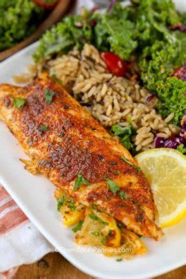 How does Blackened Tilapia fit into your Daily Goals - calories, carbs, nutrition