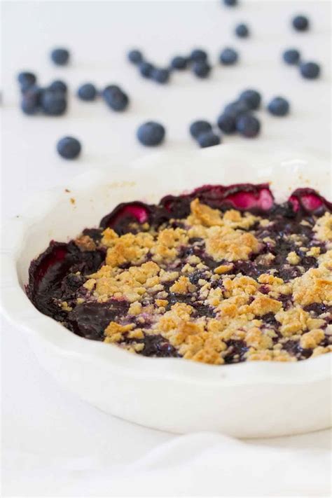 How does Blueberry Crumble fit into your Daily Goals - calories, carbs, nutrition