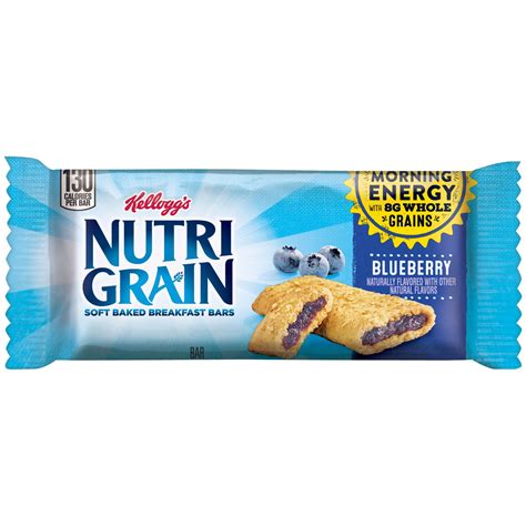 How does Blueberry Nutrigrain Bar fit into your Daily Goals - calories, carbs, nutrition