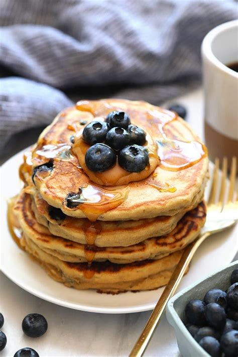 How does Blueberry Pancakes - 3 fit into your Daily Goals - calories, carbs, nutrition