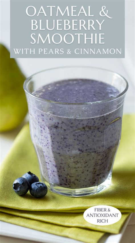 How does Blueberry Pear Oatmeal fit into your Daily Goals - calories, carbs, nutrition