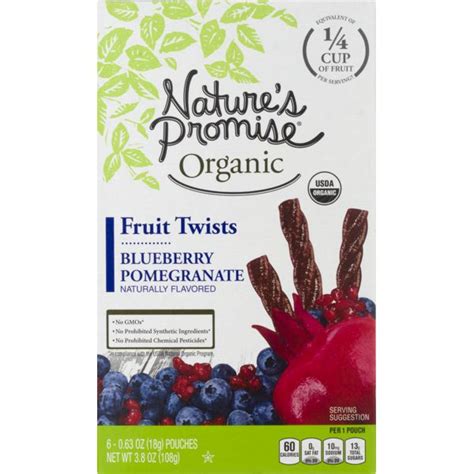 How does Blueberry Pomegranate Fruit Twists fit into your Daily Goals - calories, carbs, nutrition