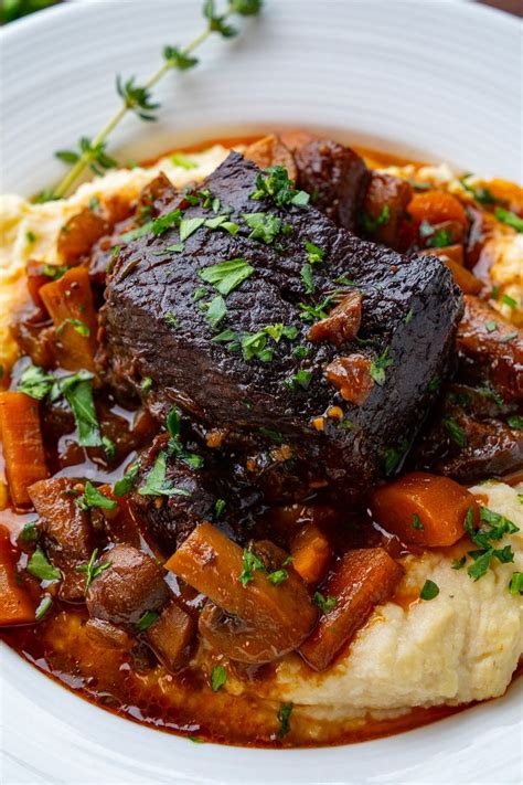 How does Braised Short Ribs with Barley Risotto and Roasted Asparagus fit into your Daily Goals - calories, carbs, nutrition