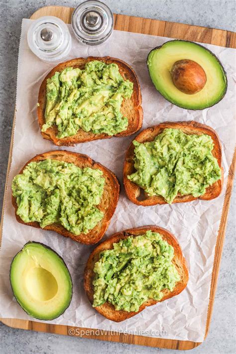 How does Breakfast Avocado Toast fit into your Daily Goals - calories, carbs, nutrition