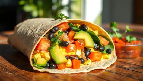 How does Breakfast Burrito with Vegetables fit into your Daily Goals - calories, carbs, nutrition