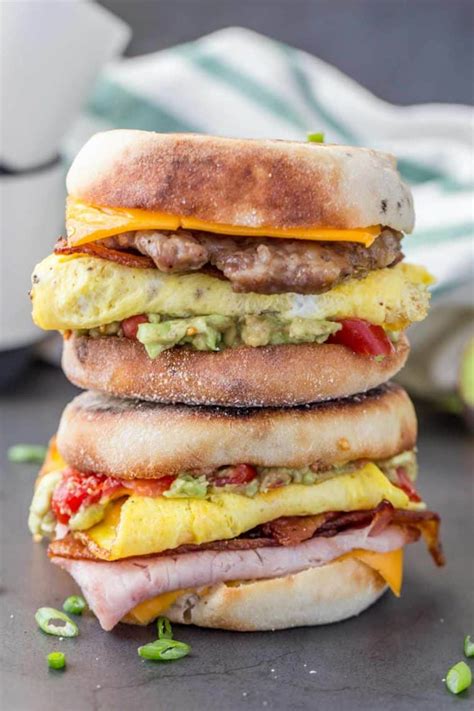 How does Breakfast Sandwich with Meat fit into your Daily Goals - calories, carbs, nutrition