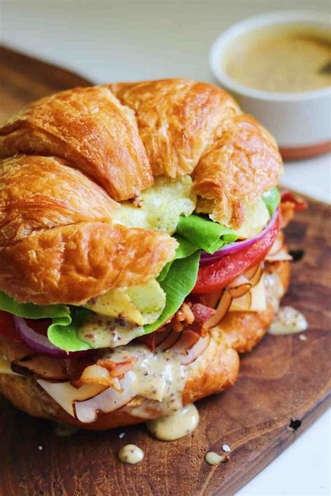 How does Breakfast Turkey Croissant Sandwich fit into your Daily Goals - calories, carbs, nutrition