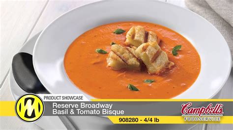 How does Broadway Tomato Bisque fit into your Daily Goals - calories, carbs, nutrition