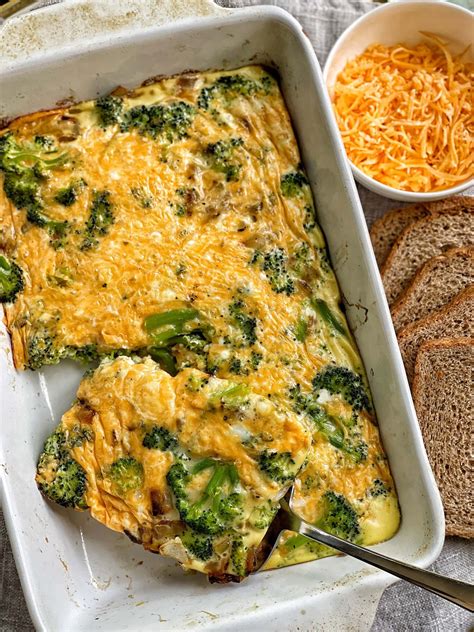 How does Broccoli Cheddar Egg Bake fit into your Daily Goals - calories, carbs, nutrition