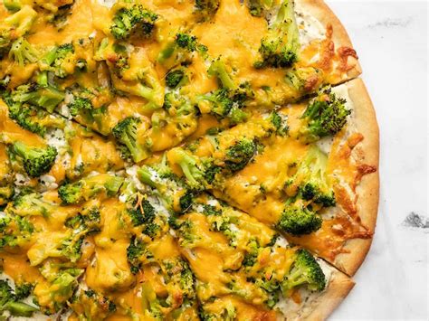 How does Broccoli Cheddar Pizza fit into your Daily Goals - calories, carbs, nutrition