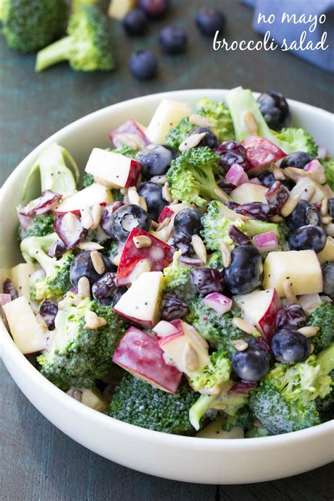 How does Broccoli Salad with Blueberries and Apples fit into your Daily Goals - calories, carbs, nutrition