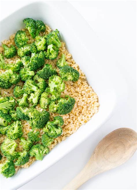 How does Broccoli and Brown Rice Bake fit into your Daily Goals - calories, carbs, nutrition