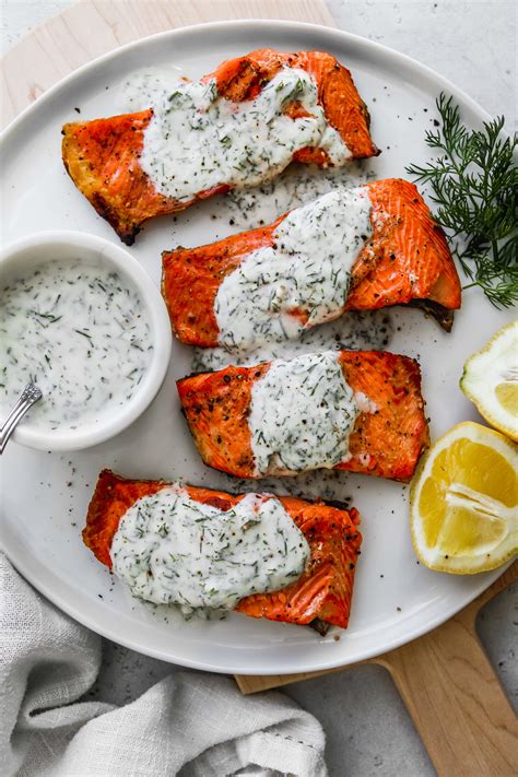 How does Broiled Salmon with Dill Butter - 4 oz fit into your Daily Goals - calories, carbs, nutrition