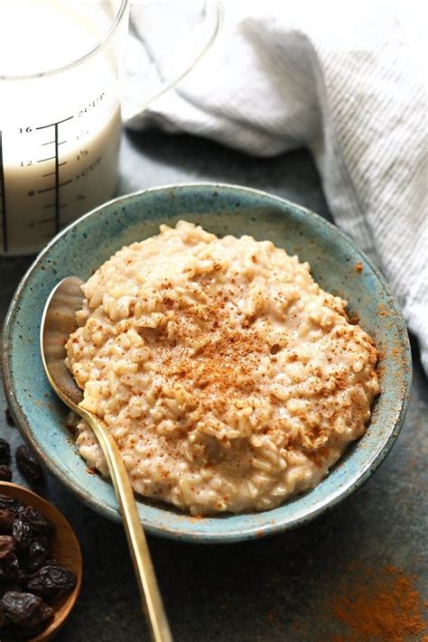 How does Brown Rice Pudding fit into your Daily Goals - calories, carbs, nutrition