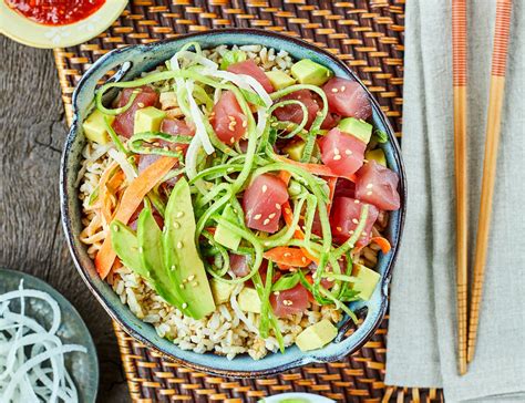 How does Brown Rice for Poke Bowl fit into your Daily Goals - calories, carbs, nutrition