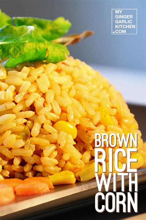 How does Brown Rice with Corn fit into your Daily Goals - calories, carbs, nutrition