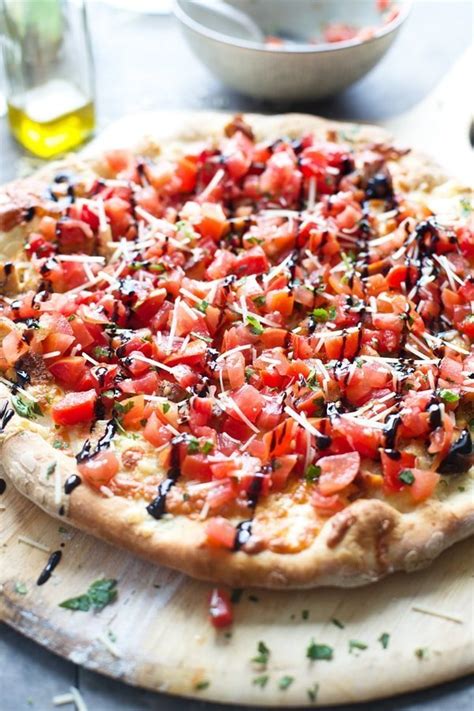 How does Bruschetta Pizza fit into your Daily Goals - calories, carbs, nutrition