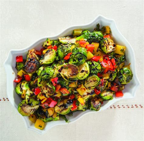 How does Brussels Sprouts with Red Peppers fit into your Daily Goals - calories, carbs, nutrition