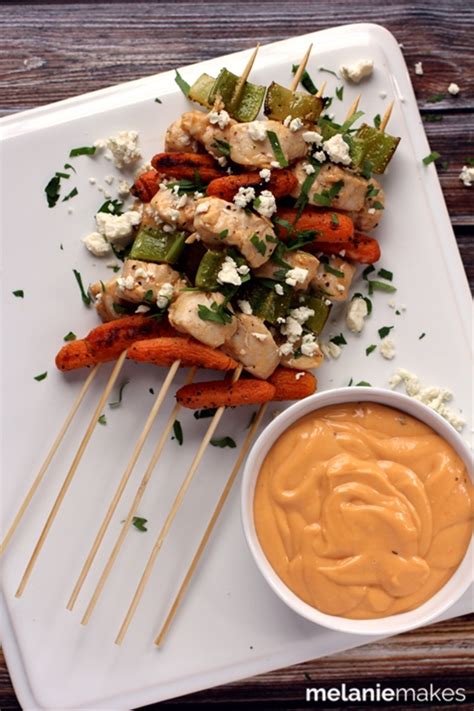 How does Buffalo Bleu Cheese Chicken Meatball on Celery Skewer fit into your Daily Goals - calories, carbs, nutrition