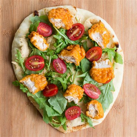 How does Buffalo Chicken Flat Bread Sandwich fit into your Daily Goals - calories, carbs, nutrition