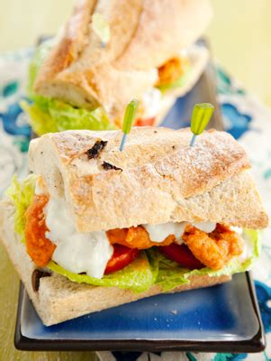 How does Buffalo Chicken Po' Boy fit into your Daily Goals - calories, carbs, nutrition