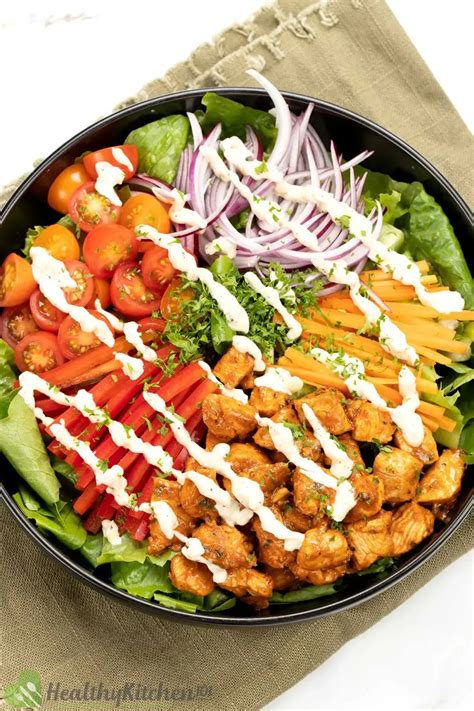 How does Buffalo Chicken Salad Plate fit into your Daily Goals - calories, carbs, nutrition