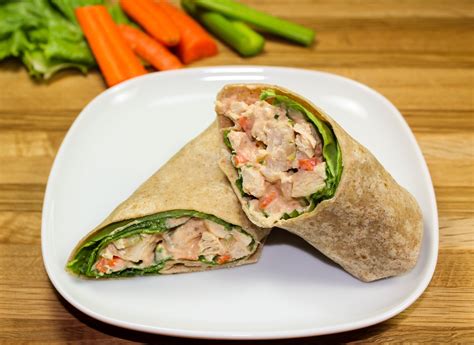 How does Buffalo Chicken Salad Spinach Wrap fit into your Daily Goals - calories, carbs, nutrition