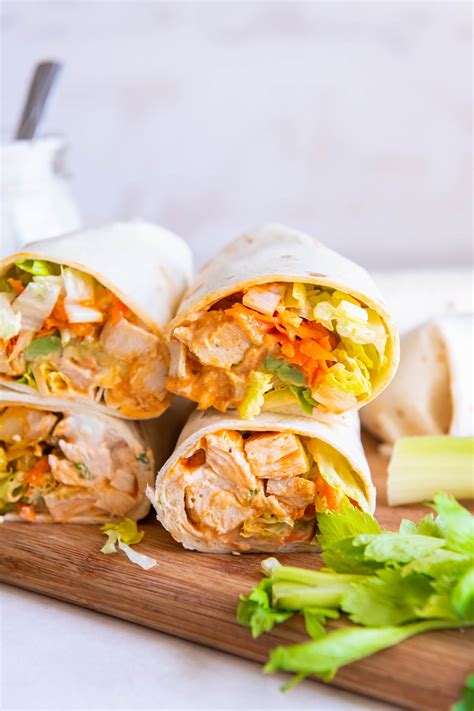 How does Buffalo Chicken Wrap with Potato Salad fit into your Daily Goals - calories, carbs, nutrition