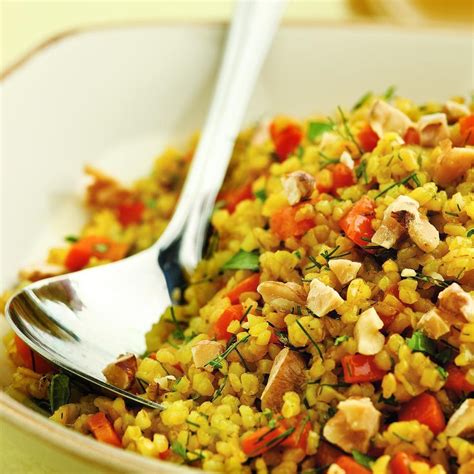 How does Bulgar Pilaf fit into your Daily Goals - calories, carbs, nutrition