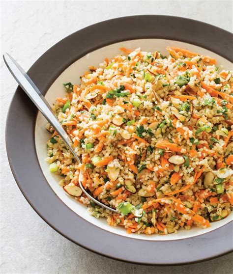 How does Bulgar Salad with Almonds fit into your Daily Goals - calories, carbs, nutrition