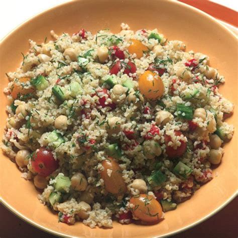 How does Bulgur Garbanzo Bean and Fennel Salad fit into your Daily Goals - calories, carbs, nutrition