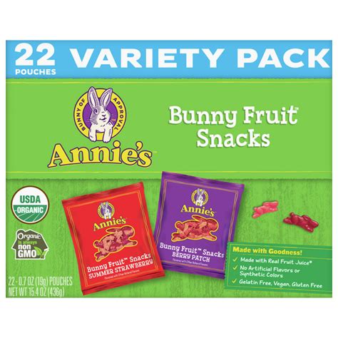 How does Bunny Fruit Snacks fit into your Daily Goals - calories, carbs, nutrition