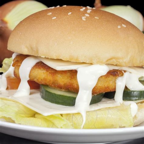 How does Burger, Breaded Fish & Cheese fit into your Daily Goals - calories, carbs, nutrition