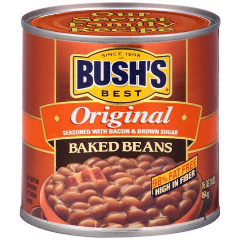 How does Bush's Baked Beans fit into your Daily Goals - calories, carbs, nutrition