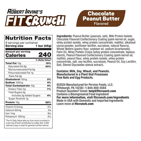 How does Butter Crunch fit into your Daily Goals - calories, carbs, nutrition