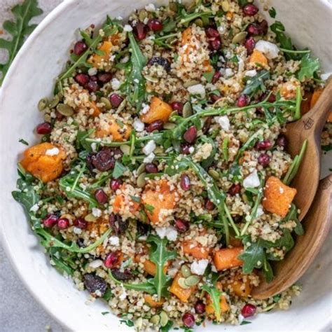 How does Butternut Squash and Cranberry Quinoa Salad fit into your Daily Goals - calories, carbs, nutrition