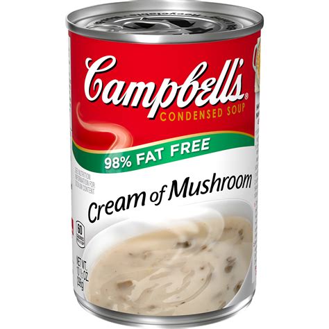 How does CAMPBELL'S, 98% Fat Free Cream of Mushroom Soup, condensed fit into your Daily Goals - calories, carbs, nutrition