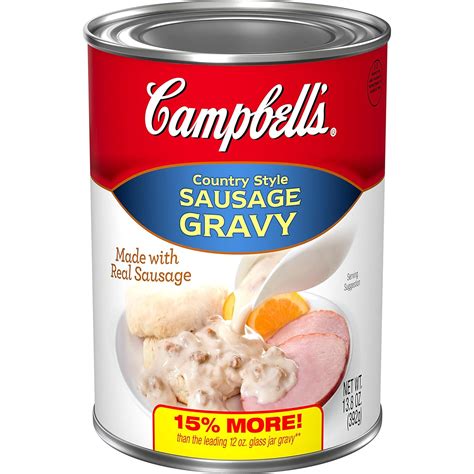 How does CAMPBELL'S Country Style Cream Gravy fit into your Daily Goals - calories, carbs, nutrition