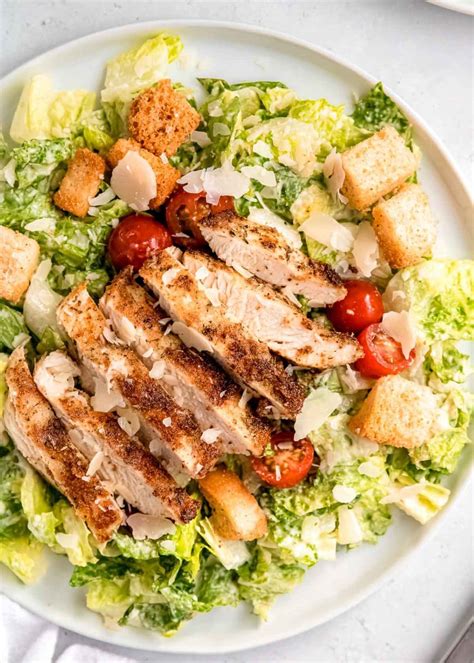 How does Caesar Salad with Grilled Chicken fit into your Daily Goals - calories, carbs, nutrition