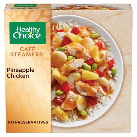 How does Cafe Steamers Pineapple Chicken fit into your Daily Goals - calories, carbs, nutrition