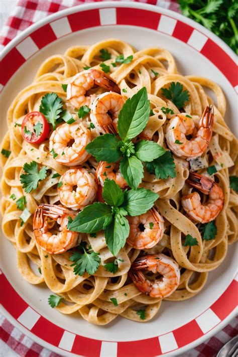 How does Cajun Shrimp Fettuccine with Vegetables fit into your Daily Goals - calories, carbs, nutrition