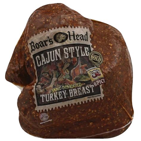 How does Cajun Style Smoked Oven Roasted Turkey Breast # fit into your Daily Goals - calories, carbs, nutrition