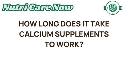 How does Calcium Supplement fit into your Daily Goals - calories, carbs, nutrition