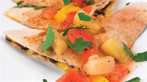 How does California Quesadilla with Fruited Salsa fit into your Daily Goals - calories, carbs, nutrition