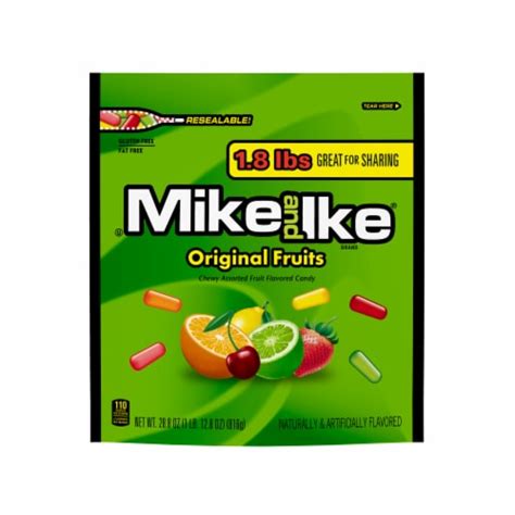 How does Candy, Original Fruits, Mike Ike fit into your Daily Goals - calories, carbs, nutrition